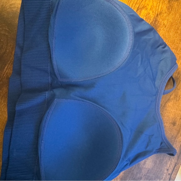 TORRID Women's Racerback Sports Bra Ribbed BLUE Size 2X - Picture 6 of 6